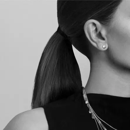 Dansk - Dot Earrings Rhodium - Muotirannekorut - 3c2290 - 2