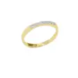 Keltakultainen timanttisormus 7x0,015ct W/SI - Timantti- ja vihkisormukset - 3633-150 - 1