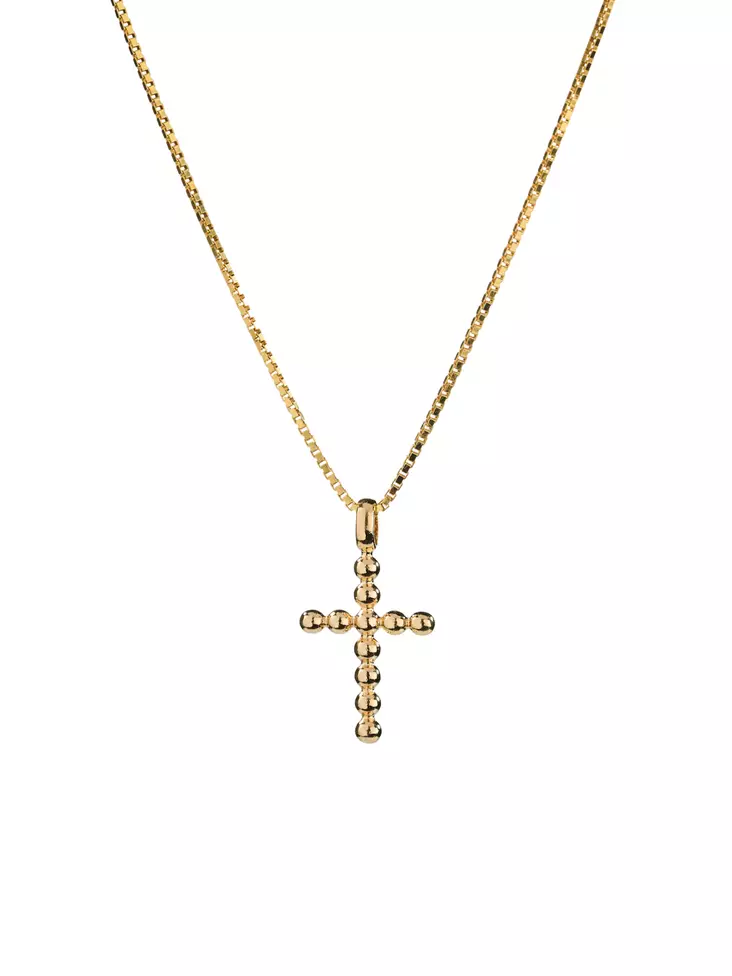 Lempikoru Helmikki-pieni risti kullattu - Hopeakaulakorut - 5908800450 - 1