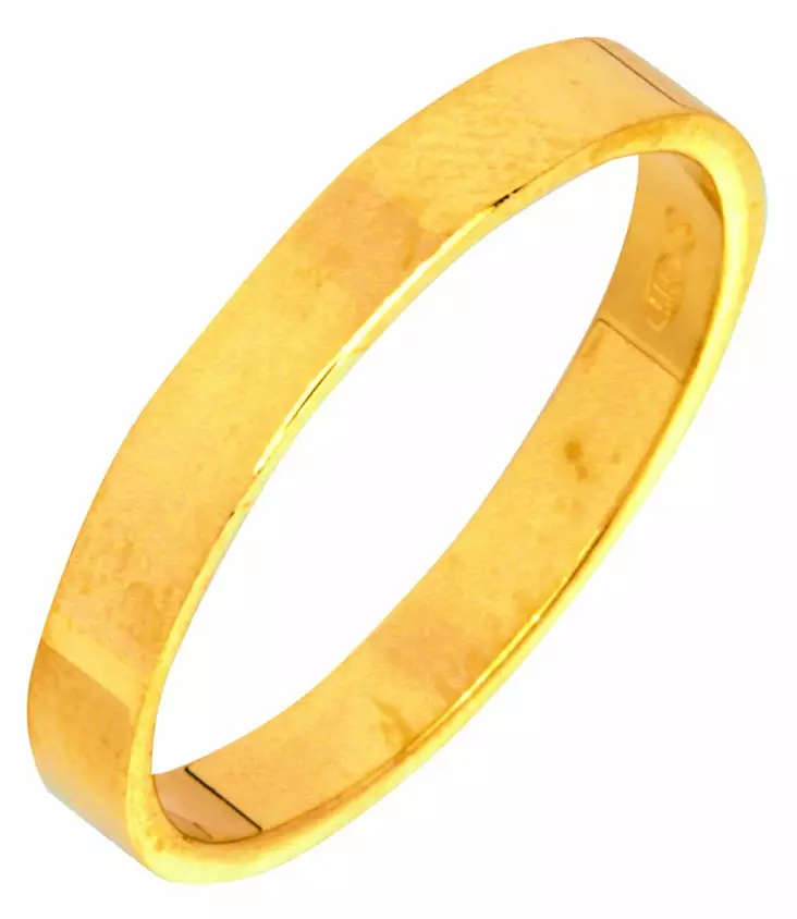 Top Gold keltakultainen kihlasormus 3mm - Kultasormukset - 3543-160 - 1