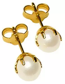 Kultaiset helmikorvakorut - Kultakorvakorut - 7212050000 - 1