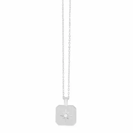 Dansk - Shimmer Star Necklace Rhodium - Muotikorut - 9c6512 - 1