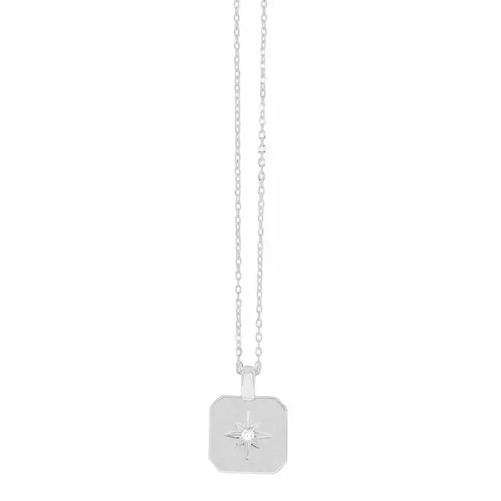 Dansk - Shimmer Star Necklace Rhodium - Muotikorut - 9c6512 - 1