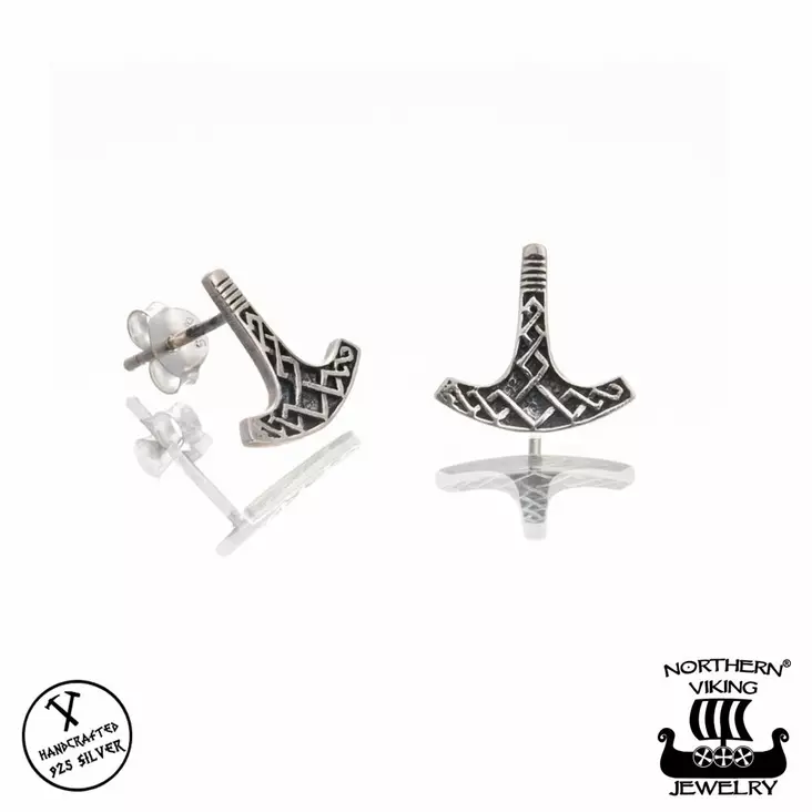 NVJ Ukonvasara-hopeakorvakorut - Hopeakorvakorut - NVJKK033 - 1