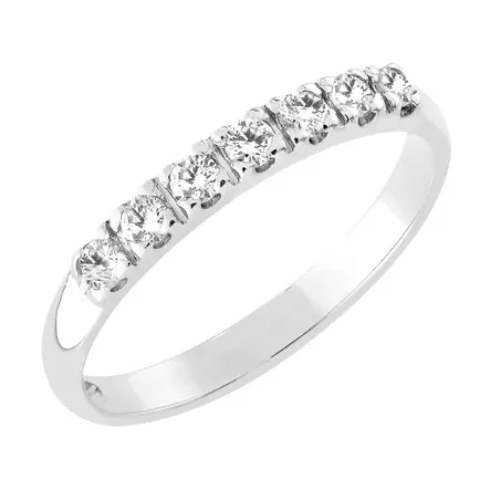 Ailio 1421B timanttisormus 7 x 0,03ct W/VS - Timantti- ja vihkisormukset - 1421B-15 - 1