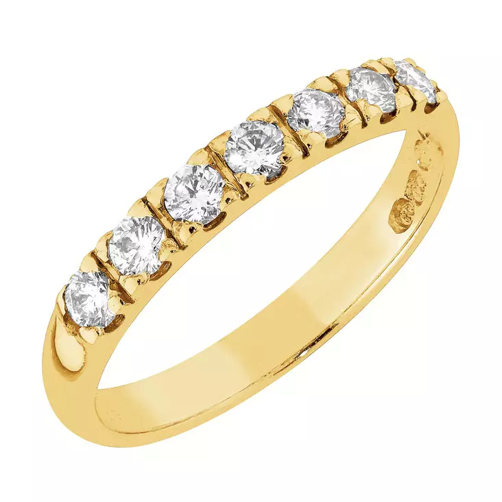 Ailio 1427A timanttisormus 7 x 0,05ct W/VS - Timantti- ja vihkisormukset - 1427A-155 - 1