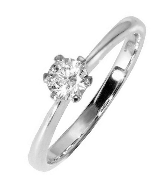 Ailio1467B timanttisormus 0,16ct W/VS - Timantti- ja vihkisormukset - 1467B-155 - 1