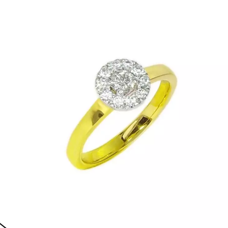 Ailio Halo1A timanttisormus 0,31ct W/VS - Timantti- ja vihkisormukset - HALO1A-155 - 1