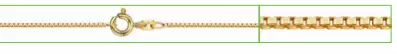 Venetsiaketju kulta 45cm - Kultakaulakorut - 05.50.CVD080-45 - 1