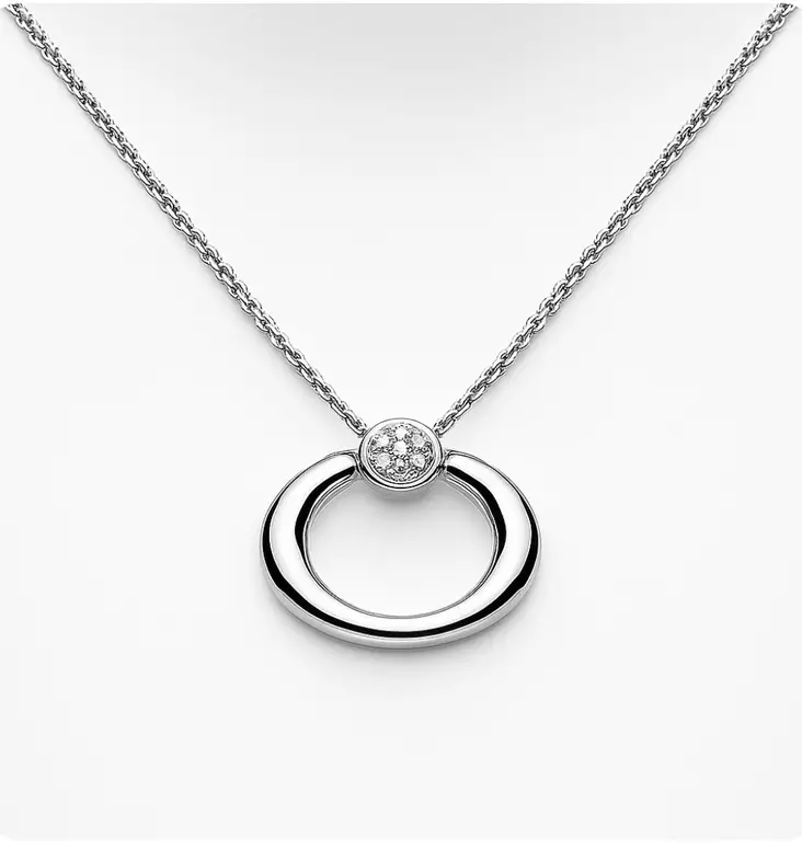 Kaulakoru Valkokultaa 18 K - Kultakaulakorut - C1006 - 1