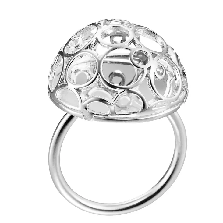 Aarikka Aisti Kuplat-hopeasormus 17,5mm - Hopeasormukset - C1067 - 1