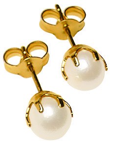 Top Gold - Kultakorvakorut - Helmikorvakorut - 1208 - 1