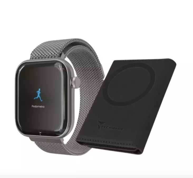 Techmade Glam älykello Mesh hopea - Techmade miesten älykellot - TM-GLAM009 - 1