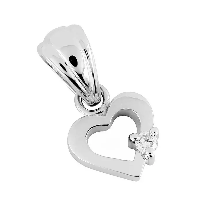 Kotimainen sydänriipus - Timanttikorut - 8529B - 1