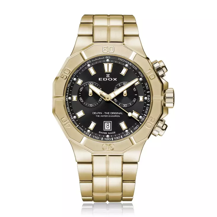 EDOX Delfin Chronograph - Edox miesten rannekellot - 10113-37JM-NID - 1