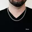 Teräskaulakoru, 45cm - Miesten kaulakorut - SSN-8405-6-45cm - 1