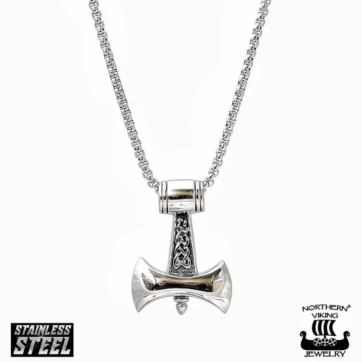 NVJ Riipus Plain Celtic Thorin Vasara - Miesten kaulakorut - NVJRS053_50cm - 1