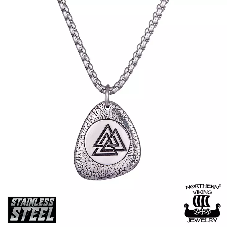 NVJ Vegvisir stone - Kaulakoru 50cm - Miesten kaulakorut - NVJRS116_50cm - 1