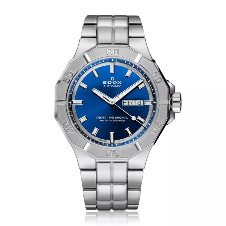 Edox Delfin Day Dade Automatic - Edox miesten rannekellot - 88008-3M-BUIN - 1